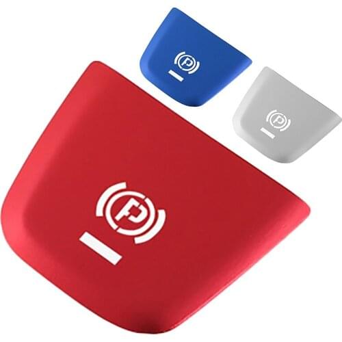 Car Parking Brake Handbrake Decoration Cover P Button Sticker for Porsche-Macan 2014-2020