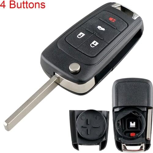 4 Buttons Car Key Fob Case Shell Flip Folding Remote Cover for Chevrolet Opel Vauxhall Astra Insignia Vectra Corsa Zafira