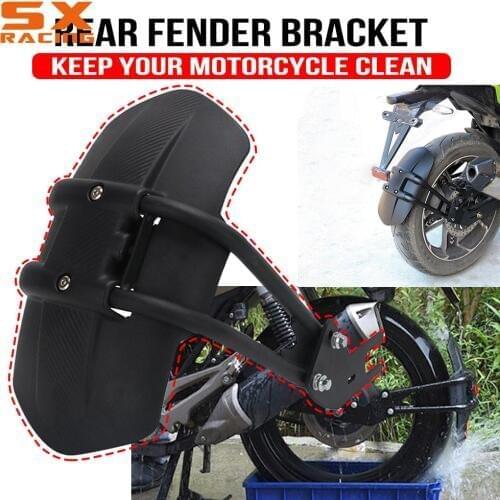 For HONDA YAMAHA KAWASAKI CBR650 MT09 MT-09 Z650 Z800 CB650R Motorcycle ABS Plastic Plus Iron Mud Bhind The Feet