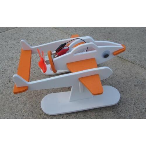 Electric Eva Flying Fish Robot Wind Ship Assembly Model Paddle Educational Children Toys Gifts Science Teaching Aids Toy 2021