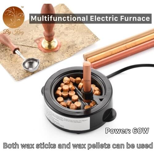 Electric Sealing Wax Furnace Seal Glue Pot Stove Fire Wax Warmer Wax Sticks Beads Melting Heater Stove For Wax Seal Stamp