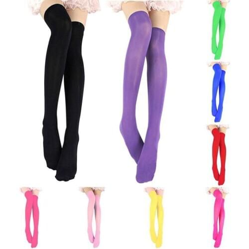 Spring Autumn Winter Knee Socks Women Thigh High Over The Knee Stockings For Ladies Girls Warm Stocking Sexy Medias