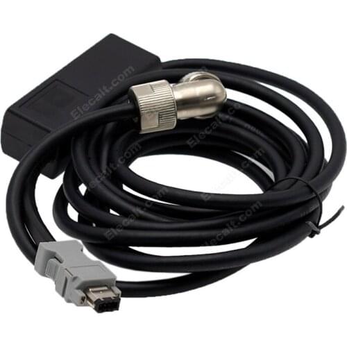 Servo motor encoder cable elbow connector with battery box for Yaskawa SGM7G/SGMGV series JZSP-CVP27 JZSP-CVP27-02 03 05 08 10-E