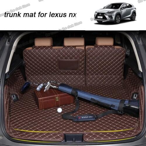 Lsrtw2017 for Lexus nx Nx200t Nx300h Leather Car Trunk Mat Cargo Liner 2014 2015 2016 2017 2018 2019 2020 Rug Carpet luggage
