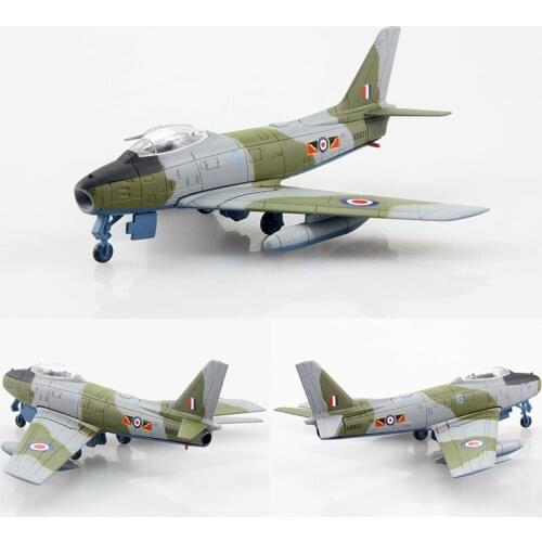 Diecast Alloy 1/100 Scale WWII Army UK/US F-86 F86 Airplane Fighter Models Adult Children Toys for Display Show Collections Gift