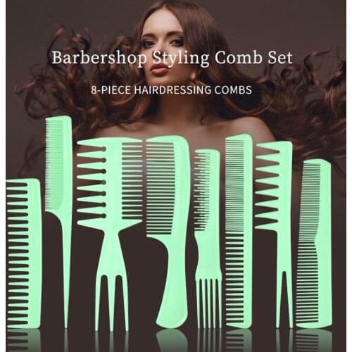 Hair Care Professional Styling Comb Set Detangling Hair Brush Multifunctional Hairbrush Salon Hairdressing Tools