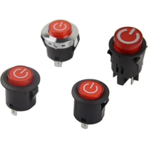 One button start switch for childrens electric car 3-pin power switch for baby battery car