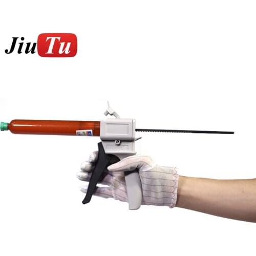 PUR Manual UV Glue Gun Push-Type For iPhone Samsung Bracket Mold Glue Mobile Phone Frame Dispensing
