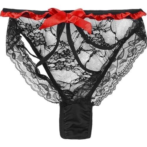 Sex Hot Woman Underwear Sexy G-String Panties Black Lace Patchwork Womens Thongs Panties Sexy Lingerie Underpants Majtki Damskie