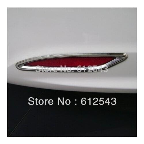 For Hyundai Sonata YF 2010-2014 ABS chrome rear foglight cover back lamp light portector trim car styling foglight lampshade