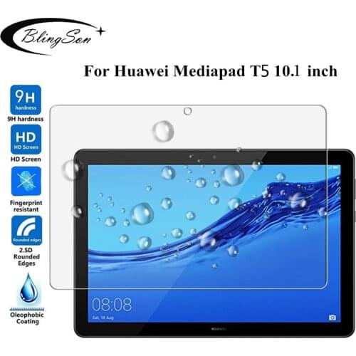 For Huawei MediaPad T5 10 Tempered Glass AGS2-W09/L09/L03/W19 9H 10.1'' Tablet Screen Protector Protective Film for Huawei T5 10