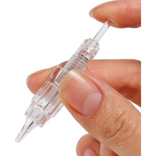 10 pcs Disposable Sterilized Permanent Makeup Cartridge Needles For Eyebrow Lip Tattoo Needles Cartridge Microblading