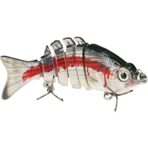 2PCS / 84mm 11g Wobblers Pike Fishing Lures Artificial Multi Jointed Sections Artificial Hard Bait Jig Trolling Carp Fishing New