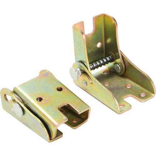 2Pcs Self Lock Folding Feet Hinges Metal for Table Leg Bracket for Sofa Bed Furnitures