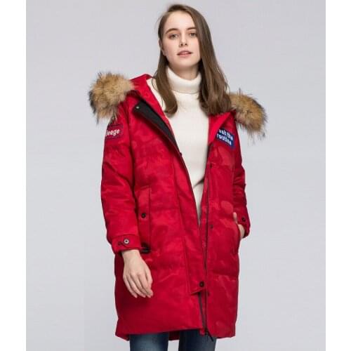 2021 Russian Winter Down Jacket Mens and Womens Camouflage Casual Parkas High Quality Fur Hooded Thicken Warm Coat