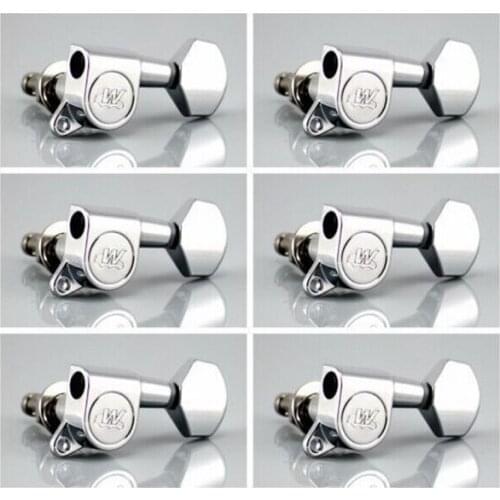 6 in-Line NEW Wilkinson WJ07 Tuners Machine heads f Chrome
