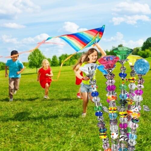 Color Outdoor Garden Decoration Beaded Dream Garden Stakes Garden Decor Outdoor Gifts For Children Decoration Jardin Extérieur