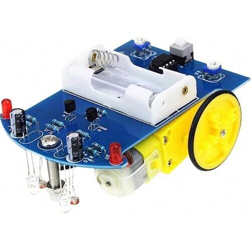D2-1 DIY Kit Intelligent Tracking Line Smart Car Kit TT Motor Electronic DIY Kit Smart Patrol Automobile Parts DIY Electronic