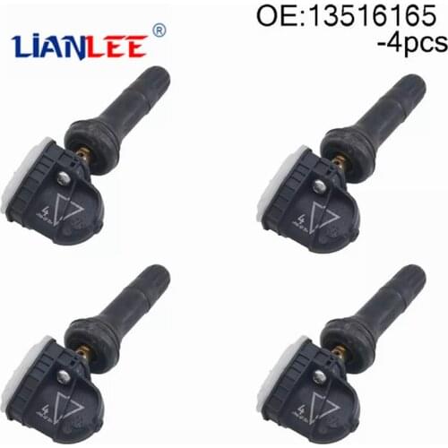 4Pcs/Lot 13516165 Tire Pressure Monitoring Sensor (TPMS) 433MHz Fits For Cadillac CT6 XT5 SRX For Chevrolet Malibu Opel