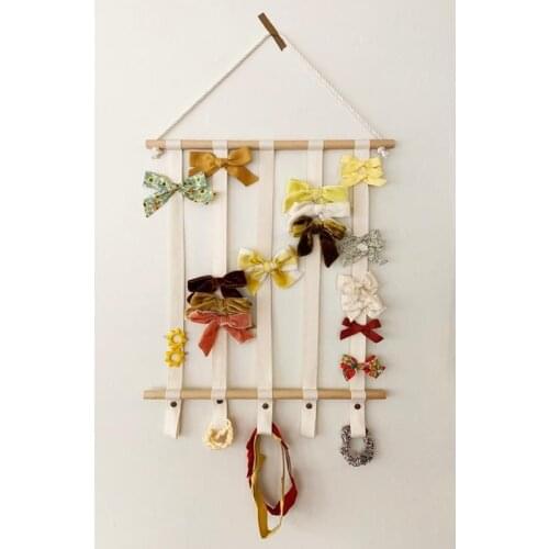 Hair Bow Holder Organizer Hair Clips Headband Storage Hanging Ribbon Hairpin Organizer Baby Clip Accessories Storage