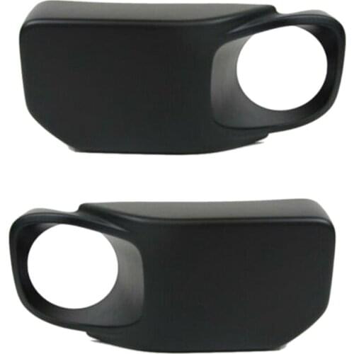 For 2013-2017 Jeep Wrangler Front Steel Bumper Fog Light Lamp Covers 68231962AA