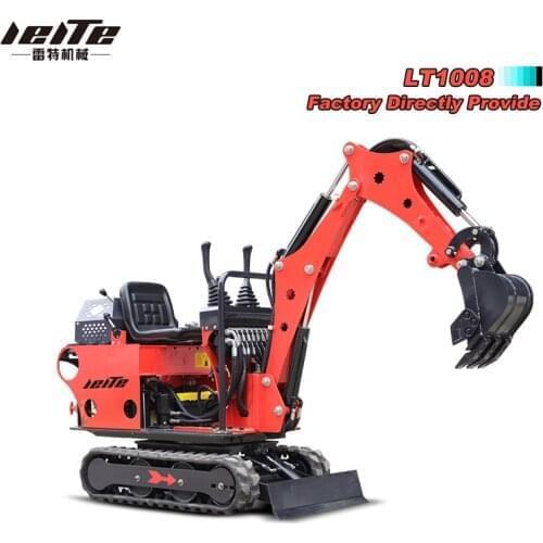 Environmentally Friendly Mini Excavator 1 Ton Easier Control Small Joystick Digger Color Customizable