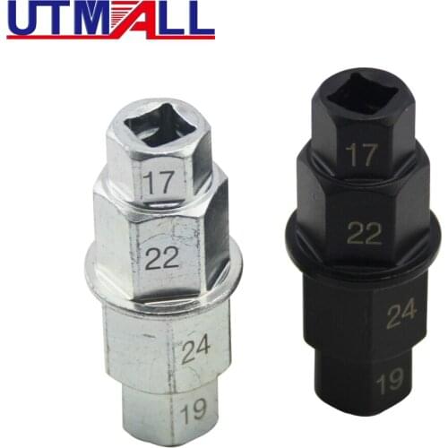 Motorcycle Tool Spindle Socket Front Rear Wheel Hub Axle Driver Socket - 17/19/22/24mm