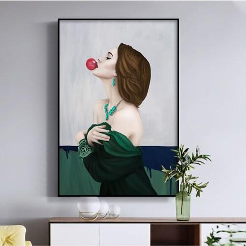 Art Figure Decorative Canvas Painting Black And White Modern Minimalist Background Poster Living Room Home Decor Wall Art Pictur