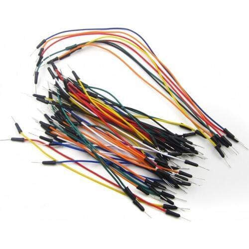 Smart Electronics Jump Wire Cable Male to Male Flexible Jumper Wires for arduino Breadboard DIY Starter Kit 65pcs/lot