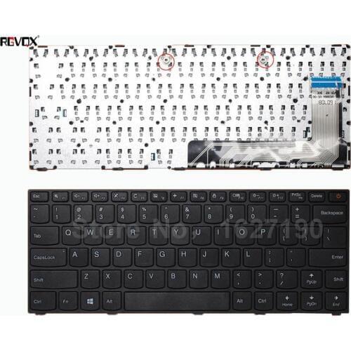 New US Laptop Keyboard For LENOVO IdeaPad 110-14ISK BLACK FRAME BLACK For Win8 Repair Notebook Replacement keyboards