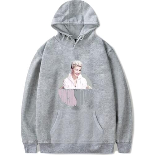 Creative 2019 The latest Singer Doris Day Hoodies men/women Fashion Harajuku Style Sweatshirt Cotton Doris Day Black Hip Hop Hoo