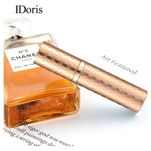 IDoris 5ml Refillable Mini Perfume Bottle Portable Perfume Spray Bottles Travel Empty Cosmetic Container Spray Atomizer Bottle