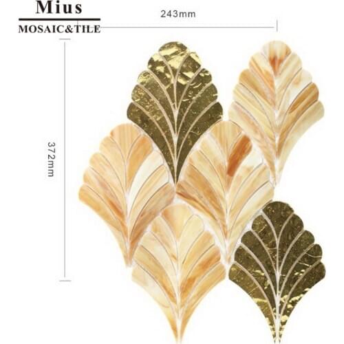 Italy style popular stained glass tile mosaic pattern