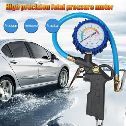 Tire Inflator With Pressure Gauge 220PSI Tire Gauge Inflator Air Compressor Accessories