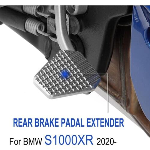 NEW 2020 2021 Motorcycle Rear Brake Pedal Extension Step Tip Plate Enlarge Peg Pad Extender For BMW S1000XR S 1000 XR s1000xr
