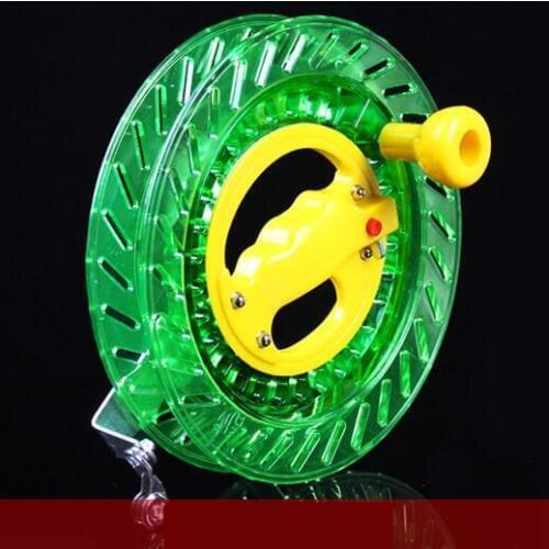 New Outdoor Fun Sports Flying Tools /Kite Accessories 20/22/26/28cm ABS green Kite Wheel /Handle Factory Direct