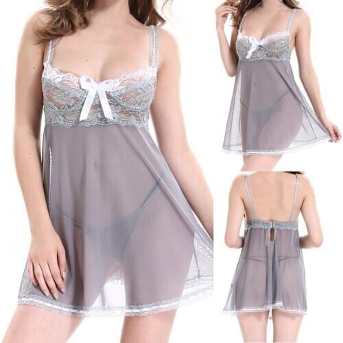 Sexy Chemises Women Lace Slips Solid Color Babydolls Ladies Underwear Sleepwear Womens Soft Comfort Full Slips Babydoll