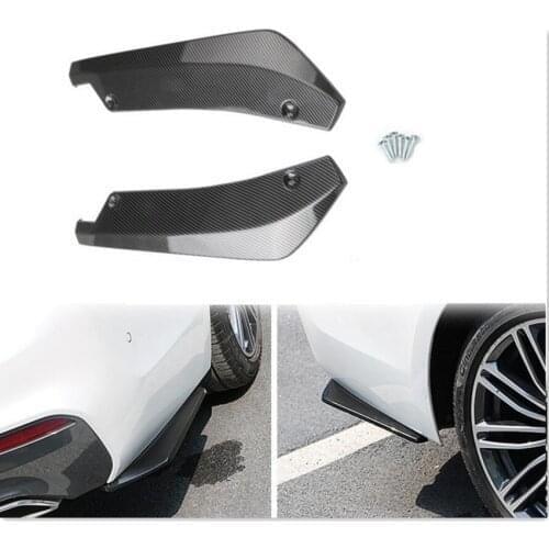 2Pcs Car Rear Bumper Protector Lip Diffuser Splitter For LADA Priora Sedan sport Kalina Granta Vesta Niva Largus Vaz Samara 2110