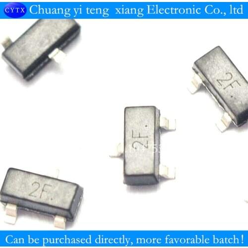 SMD triode MMBT2907 2 f 40V0.6 A/PNP SOT23 (100PCS/lot)