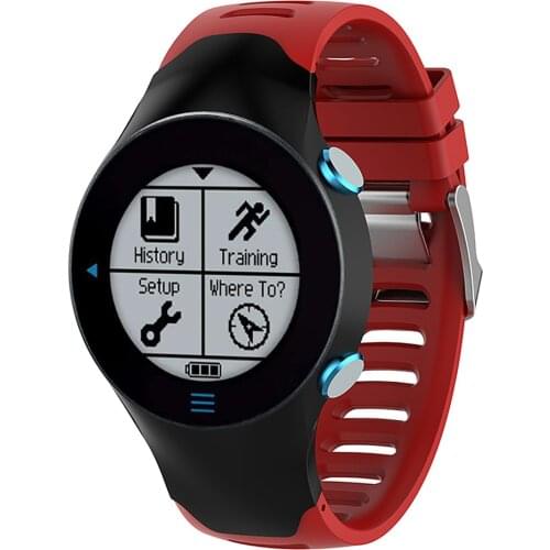 Replacement Silicone Watch Band Wristwatch Strap Belt for Garmin Forerunner610 Smart Watch Strap Wristband Bracelet