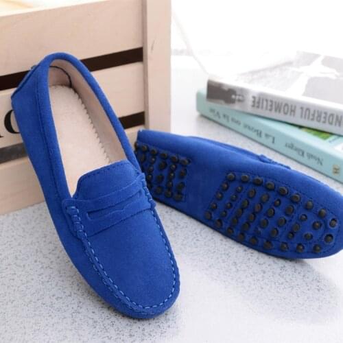 Women Shoes 2021 Genuine Leather Women Flat Shoes Casual Loafers Slip On Womens Flats Shoes Moccasins Lady Driving Shoes