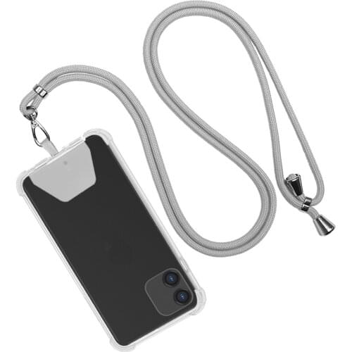 Universal Phone Lanyard Nylon Sports Strap Neck Rope Mobile Phone Strap Adjustable Anti-lost Lanyard Grip Neck Chain Accessories