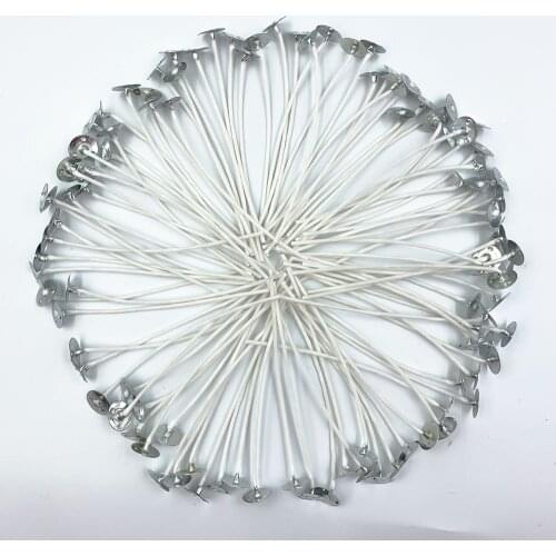 100Pcs/set Candle Wicks Smokeless Wax Pure Paraffin Core 2.5/9/15/20cm DIY Candle Making Pre-waxed Wicks For Party Supplies
