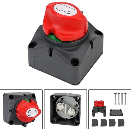 100A-300A 12V-60V Disconnect Rotary Switch Cut Car Accessories Battery Selector Isolator For Car Auto RV Marine Boat