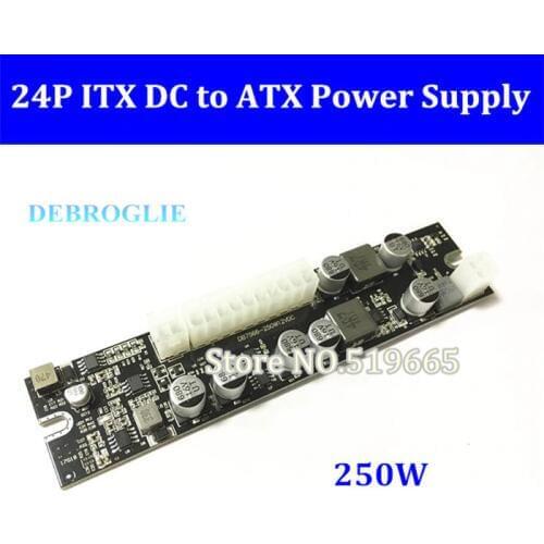 12V DC Input 250W Output Mini ITX Pico PSU DC ATX PC Switch Realan DC Power Supply Module For Computer Server