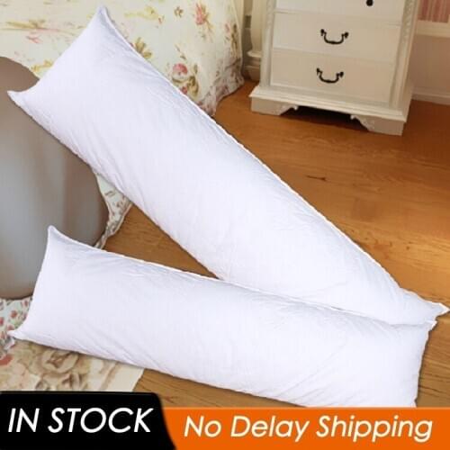150x50cm Long White Pillow Inner Body Cushion Pad Anime Rectangle Sleep Nap Pillow Home Bedroom White Bedding