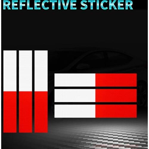 300cm Reflective Tape Safety Caution Warning Reflective Adhesive Tape Sticker For Truck Motorcycle Bicycle Car Styling Stickers