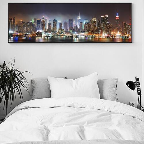 Custom photo Full Square/Round Drill 5D DIY Diamond Painting"New York City skyline"diamond Embroidery Cross Stitch Home Decor