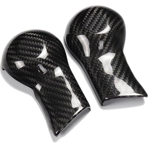 Carbon Fiber Car Shift Knob Cover Trim for Chevrolet Camaro 2010 2011 2012 2013 2014 2015