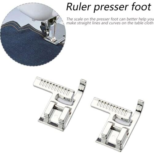 Household multifunctional sewing machine presser foot with ruler presser foot Multifunctional sewing machine accessories